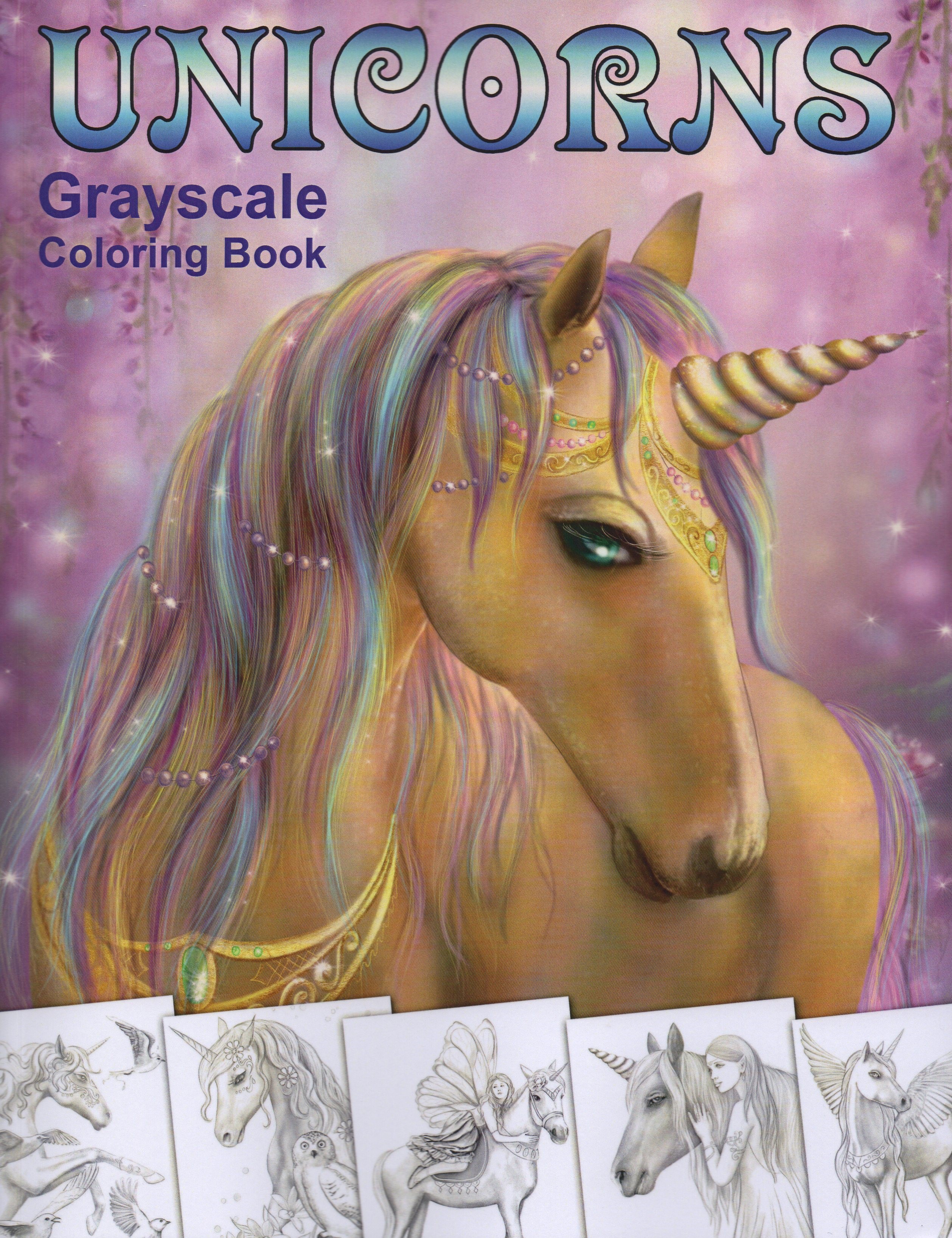 Unicorns Grayscale