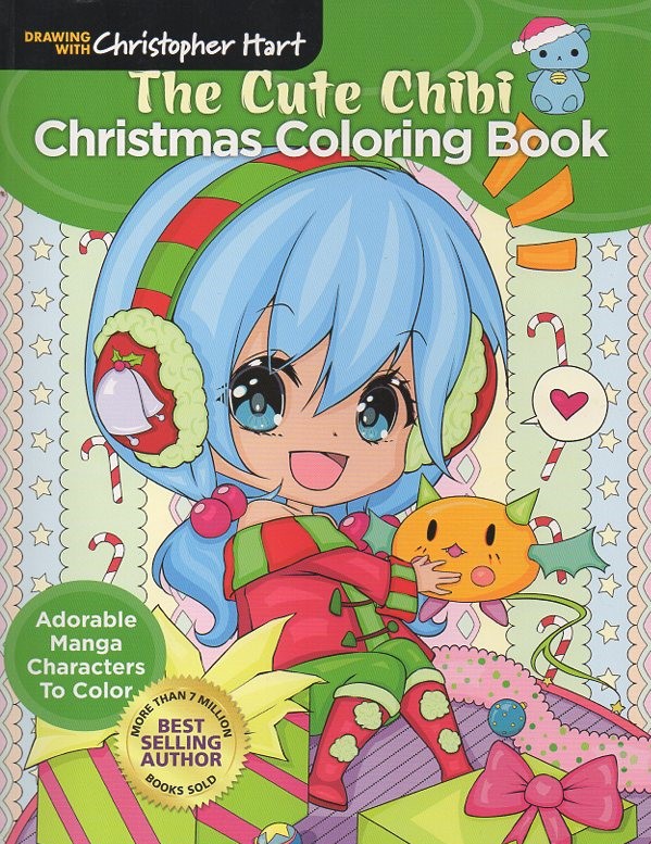 The Cute Chibi Christmas Coloring Book